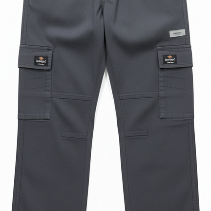 Premium Broken Slub Cargo Pants – Comfortable Stretch Fabric - Ankle Fit