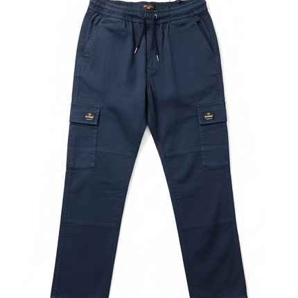 Premium Broken Slub Cargo Pants – Comfortable Stretch Fabric - Ankle Fit