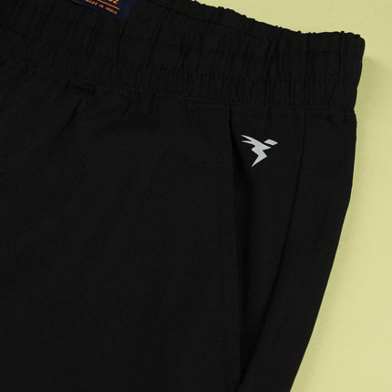 Men’s Solid Relax Fit Sports Cargo Trackpants with TS FLEXI Technology