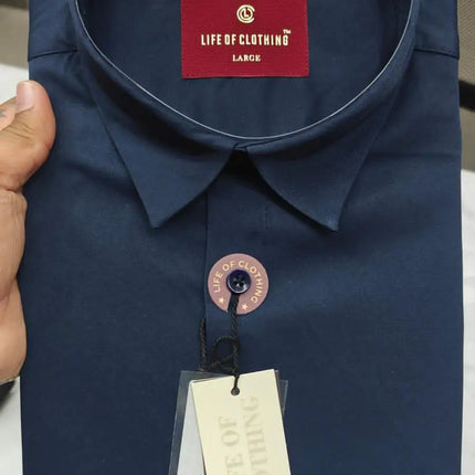 Men’s Satin Korean Lycra Comfort Fit Full Sleeve Shirt | Life of Clothing