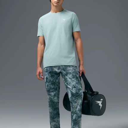 Men’s Solid Slim Fit Crew Neck T-Shirt with COTFLEX Innovation