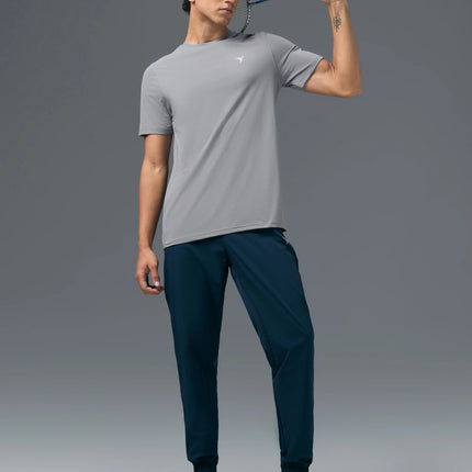 Men’s Solid Slim Fit Crew Neck T-Shirt with COTFLEX Innovation