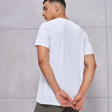 Men’s Solid Slim Fit Crew Neck T-Shirt with COTFLEX Innovation