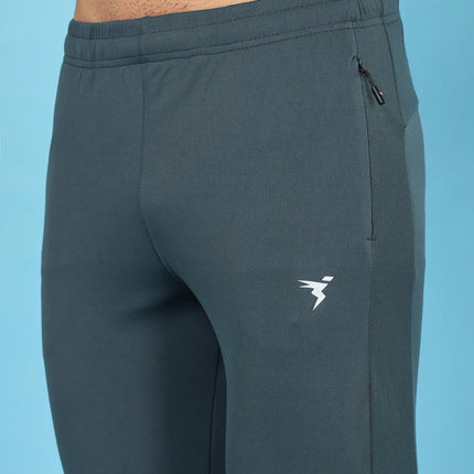 Men’s Solid Slim Fit Trackpants with Advanced TECHNO DRY Fabric