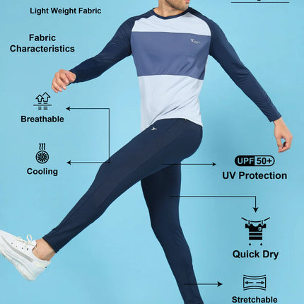 Men’s Solid Slim Fit Trackpants with Advanced TECHNO DRY Fabric