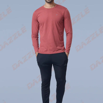 Men’s Round Neck Full Sleeves Cotton T-Shirt – Comfort Fit