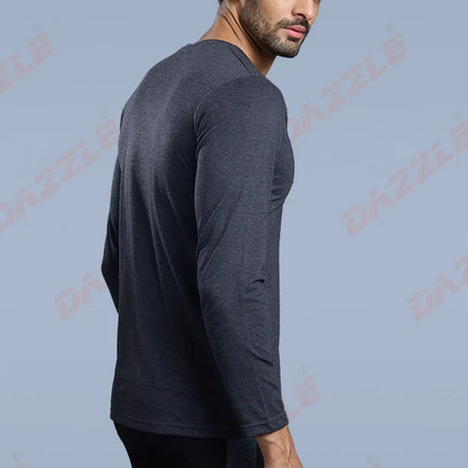 Men’s Round Neck Full Sleeves Cotton T-Shirt – Comfort Fit
