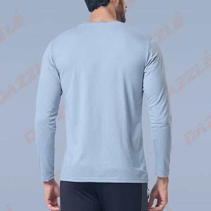 Men’s Round Neck Full Sleeves Cotton T-Shirt – Comfort Fit