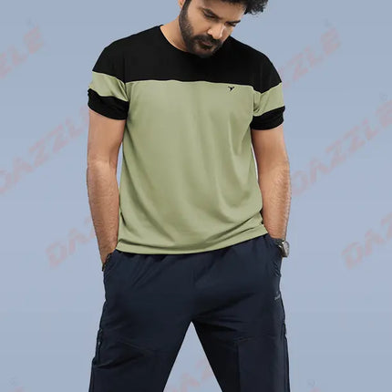 PRIDE Round Neck T-Shirt – DAZZLE Sports Wear | Slim-Fit Dryfit Active Tee for Men