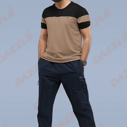 PRIDE Round Neck T-Shirt – DAZZLE Sports Wear | Slim-Fit Dryfit Active Tee for Men