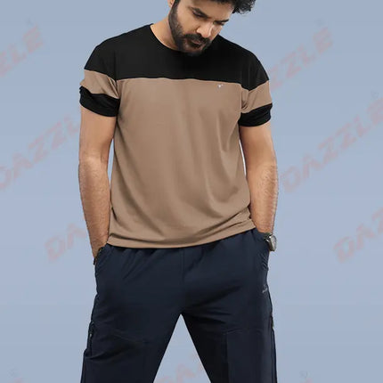 PRIDE Round Neck T-Shirt – DAZZLE Sports Wear | Slim-Fit Dryfit Active Tee for Men