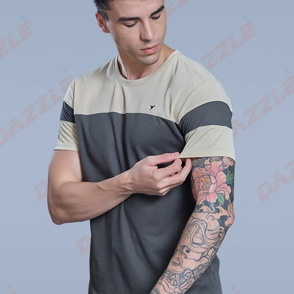 PRIDE Round Neck T-Shirt – DAZZLE Sports Wear | Slim-Fit Dryfit Active Tee for Men