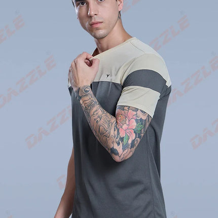 PRIDE Round Neck T-Shirt – DAZZLE Sports Wear | Slim-Fit Dryfit Active Tee for Men