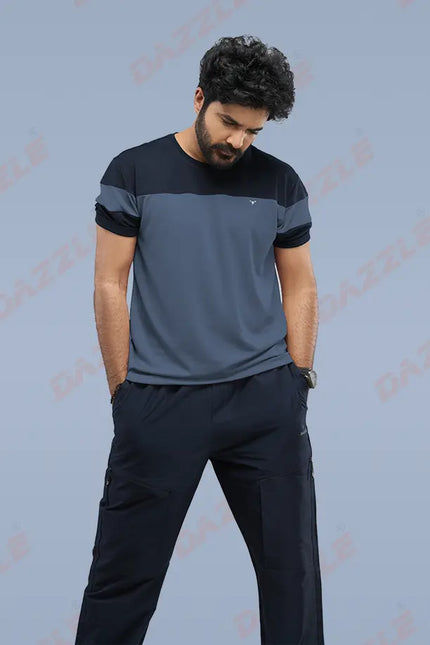 PRIDE Round Neck T-Shirt – DAZZLE Sports Wear | Slim-Fit Dryfit Active Tee for Men