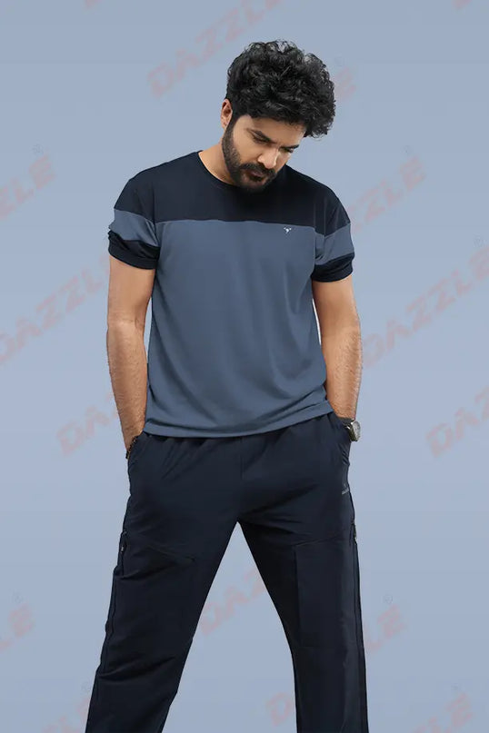 PRIDE Round Neck T-Shirt – DAZZLE Sports Wear | Slim-Fit Dryfit Active Tee for Men