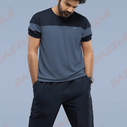 PRIDE Round Neck T-Shirt – DAZZLE Sports Wear | Slim-Fit Dryfit Active Tee for Men