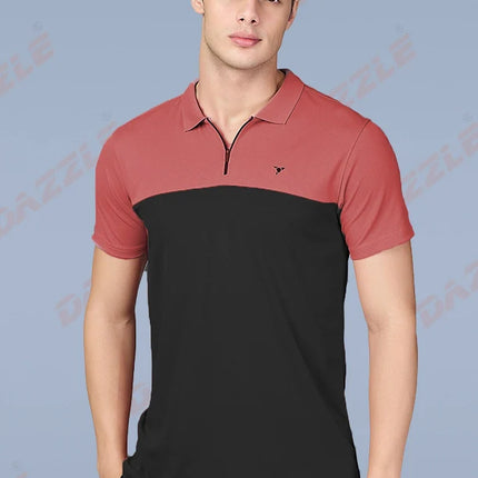 Spring Series Dual-Tone Performance Polo T-Shirt