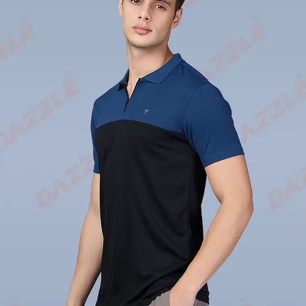 Spring Series Dual-Tone Performance Polo T-Shirt