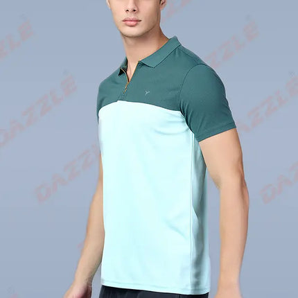 Spring Series Dual-Tone Performance Polo T-Shirt