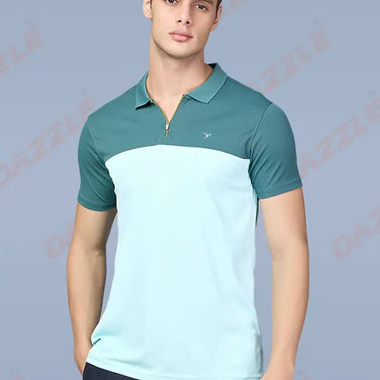 Spring Series Dual-Tone Performance Polo T-Shirt