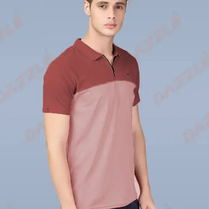 Spring Series Dual-Tone Performance Polo T-Shirt