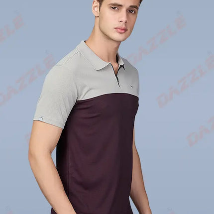 Spring Series Dual-Tone Performance Polo T-Shirt