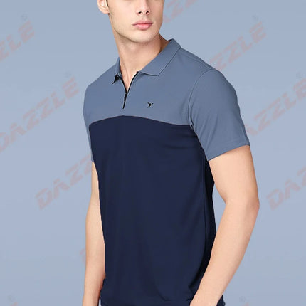 Spring Series Dual-Tone Performance Polo T-Shirt