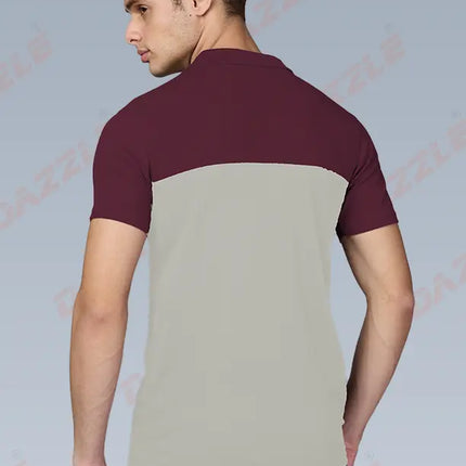 Spring Series Dual-Tone Performance Polo T-Shirt