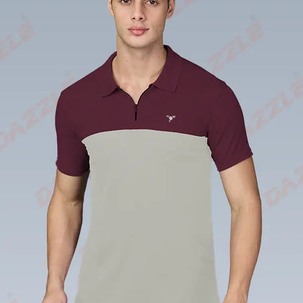 Spring Series Dual-Tone Performance Polo T-Shirt