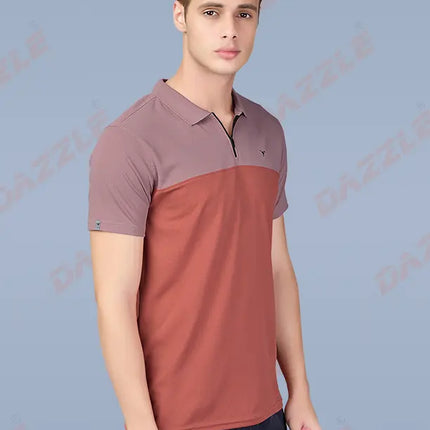 Spring Series Dual-Tone Performance Polo T-Shirt