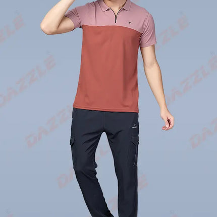 Spring Series Dual-Tone Performance Polo T-Shirt