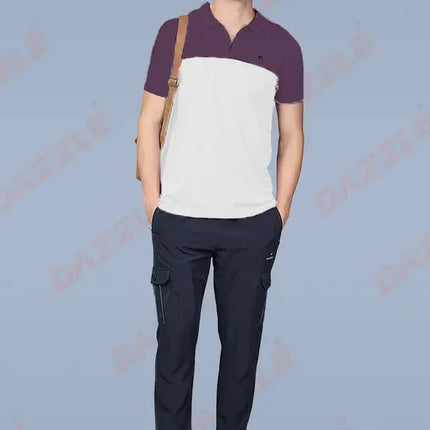 Spring Series Dual-Tone Performance Polo T-Shirt