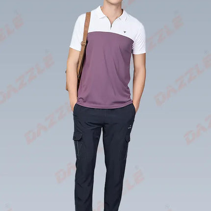 Spring Series Dual-Tone Performance Polo T-Shirt