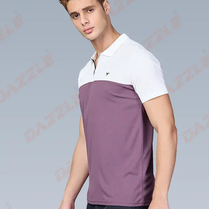 Spring Series Dual-Tone Performance Polo T-Shirt